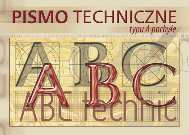 Blok A4 do pisma technicznego pochyłego typu A Kreska